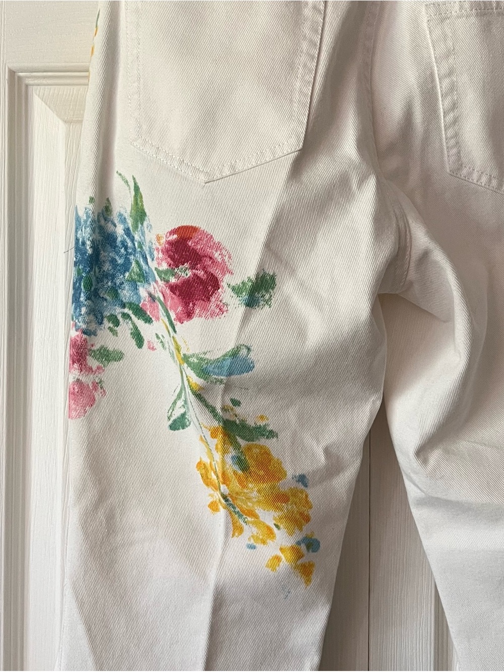 Lauren Ralph Lauren Floral Print Bootcut Jeans - Picture 5 of 6